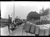 GN3076 Cementsteenfabriek in Nieuwesluis?; ca. 1915