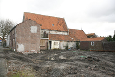 F0428 Woningen op de hoek van de Coppelstockstraat en de Kerkstraat, die gesloopt moesten worden voor de verbouwing en ...