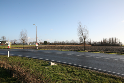 F0727 De omgeving rond de rotonde bij de kruising Groene Kruisweg, De Nolle en de Seggeweg; 6 januari 2008