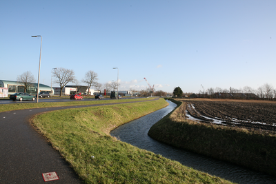 F0730 De omgeving rond de rotonde bij de kruising Groene Kruisweg, De Nolle en de Seggeweg; 6 januari 2008