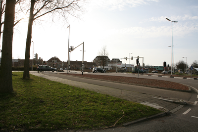 F0935 Het kruispunt van de Groene Kruisweg, de Thoelaverweg en de Amer; 27 januari 2008