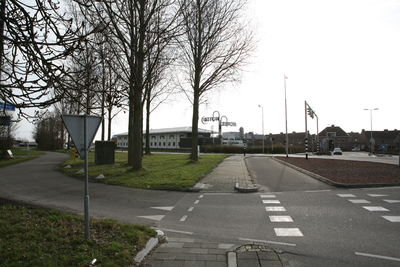 F0937 Het kruispunt van de Groene Kruisweg, de Thoelaverweg en de Amer; 27 januari 2008