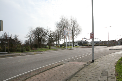 F0943 Het kruispunt van de Groene Kruisweg, de Thoelaverweg en de Amer; 27 januari 2008