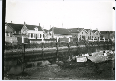 F1121 Huizen aan de Lijnbaan; ca. 1920