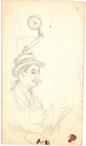 CMO20200-050 Onbekende lezende man