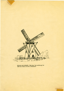 1030-179 Molen 'Buiten Verwachting' te Nieuw- en Sint Joosland, een stenen grondzeiler uit 1874