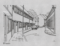 1030-20 Enkele huizen aan de Bleek te Middelburg
