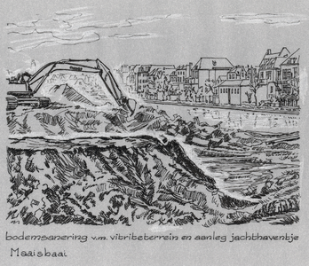 1030-70 Werkzaamheden op het voormalig Vitrite-terrein aan de Maisbaai o.a. de aanleg van de jachthaven te Middelburg