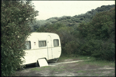 62 Een caravan in de duinen van Westerschouwen