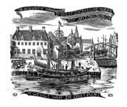 1001-66-3 De gebouwen van de vroegere Middelburgse Commercie Compagnie, daarvoor VOC. Links het woonhuis van de ...