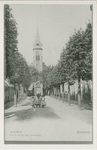 A-1427 Kerkstraat Nieuwland. De Kerkstraat te Nieuw- en Sint Joosland met de Nederlandse Hervormde kerk