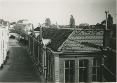 A-1487 De Nieuwe Haven met de openbare lagere school te Middelburg
