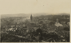 A-1609 Panorama van Middelburg, vanaf de Abdijtoren, naar het zuiden