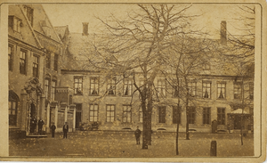 A-1741 Gezicht op het Paleis van de Commissaris des Konings in de Abdij te Middelburg