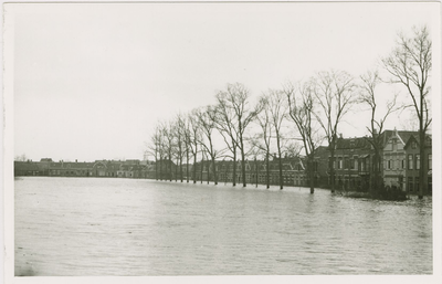 A-1804III De Noordsingel te Middelburg tijdens de inundatie