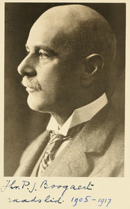 A-298 Jhr Pieter Jacob Boogaert (1874-1948), gemeenteraadslid van Middelburg (1905-1917)