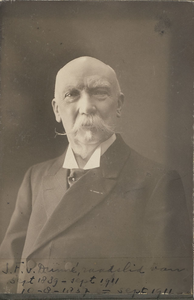 A-299 J.F. van Dunné (1837-1911), gemeenteraadslid van Middelburg (1889-1911)