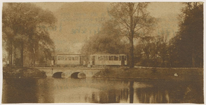 A-474 De Langevielebuitenbrug met electrische tram te Middelburg