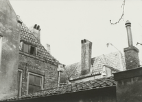 A-558XLII Achterzijde van het pand Korte Noordstraat 28 te Middelburg vóór de restauratie