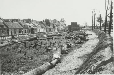 A-592 Nooddijk op het Vlissingsbolwerk te Middelburg, tijdens de inundatie