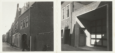 A-683 Gezicht op de rechterzijde van de Herenstraat vanaf de Lange Delft en op het pand nummer 9 aan de linkerzijde