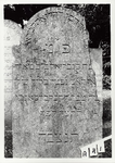 ALBUM-59-43 Grafsteen van Gabriël, zoon van Meïr van Ham(?), overleden 2 Tebet 5595 (03-01-1835)