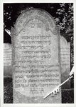 ALBUM-59-44 Grafsteen van Hendele, dochter van Feis Izakson, echtgenote van Nathan Frank, overleden 23 Tebet 5595 ...