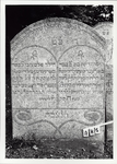 ALBUM-59-47 Grafsteen van Salomo, zoon van Beer Barendse, overleden 24 Elul 5596 (06-09-1836) en Dina, dochter van Beer ...