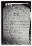 ALBUM-59-48 Grafsteen van Jitele, dochter van Wolf, echtgenote van Israël Barendse, overleden 5 Kislev 5597 (14-11-1836)