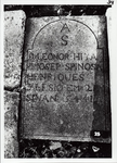 ALBUM-60-43 Grafsteen van Leonora, dochter van Josep Spinosa Henriques, overlden 21 Sivan 5441 (07-06-1681)
