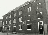 B-1187I De voorgevel van het pakhuis van de handelsonderneming Technische Unie aan de Nieuwepoortstraat 14 te Middelburg