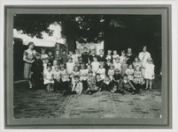 B-1559 Leerlingen van de 1e klas van de Openbare Lagere School (School A) aan de Verwerijstraat te Middelburg