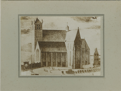 B-216 De St. Pieterskerk of Noordmonsterkerk aan het Hofplein te Middelburg