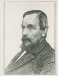 B-351 Portrettekening van jhr. mr. Johan Willem Meinhard Schorer (1834-1903), burgemeester van Middelburg in de periode ...