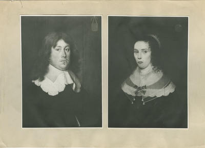 B-365 Hubrecht de Haze (1619-1686), burgemeester van Middelburg in de 17e eeuw, en zijn vrouw Suzanne Brouwer (1622-1706)