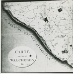B-423IV Carte de l'ile de Walcheren 1811. Kaart van het zuid-westelijk deel van het eiland Walcheren