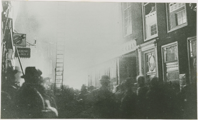 B-779 Brand op 7 december 1929 in Grand Hotel Verseput, en negen andere panden, aan de Lange Delft te Middelburg