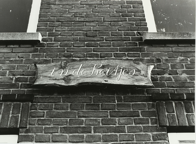 B-978 Naambord van het huis in de Keitjes op het pand Oude Rijksweg 4 te Middelburg