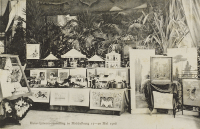 P-1095 Huisvlijttentoonstelling te Middelburg 17-20 Mei 1906. De huisvlijttentoonstelling te Middelburg