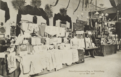 P-1097 Huisvlijttentoonstelling te Middelburg 17-20 Mei 1906. De huisvlijttentoonstelling te Middelburg