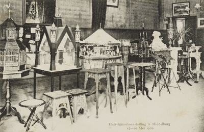 P-1098 Huisvlijttentoonstelling te Middelburg 17-20 Mei 1906. De huisvlijttentoonstelling te Middelburg