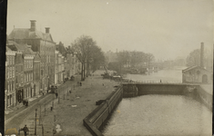 P-766 Gezicht op het Dok te Middelburg met o.a. de Bateauport en het Entrepot.