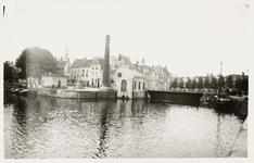 P-776 Het stoomgemaal aan het droogdok te Middelburg.