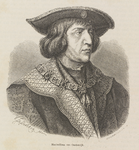 PT-22 Maximilaan van Oostenrijk. Maximiliaan van Oostenrijk, regent over de Nederlanden (1482-1494, 1506-1515), met de ...