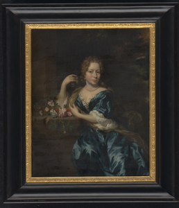 1234 Portret van Maria Steengracht (1658-1683), vrouw van Johan Schorer (1650-1705), secretaris en pensionaris van de ...
