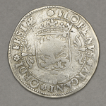 172 Zilveren florijn van 28 stuivers, Friesland, fr, met klop van Hollans.