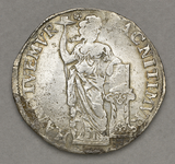 174 Zilveren 3 gulden, Nederlandse Maagd, Zwolle, fr.-