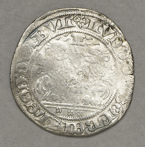 178 Zilveren dubbele Aidant, Luik. Lodewijk van Bourbon, fr.+