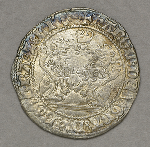 183 Zilveren dubbel vuurijzer, Karel de Stoute, Brugge, z.fr.