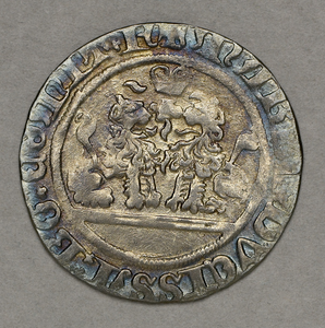 191 Zilveren dubbel vuurijzer, Maria van Bourgondie, Brugge, z.fr.-